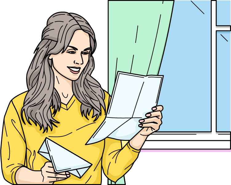 Woman reading a high utility bill with concern near a window, representing unexpected increases in heating and cooling costs due to HVAC issues.